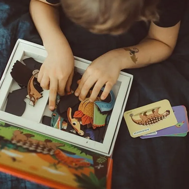 Układanka Magnetyczna Magnetibook Dinozaury