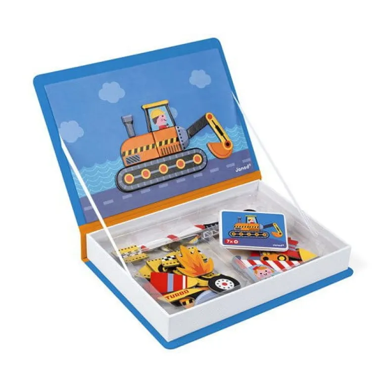 Układanka Magnetyczna Magnetibook Pojazdy