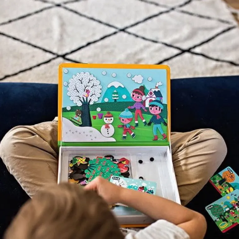 Układanka Magnetyczna Magnetibook 4 Pory Roku
