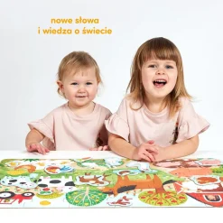 Wesołe puzzle Wieś 60el. 2+