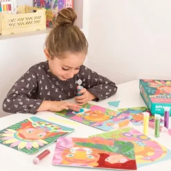 Zestaw Artystyczny dla Dzieci z Brokatem
