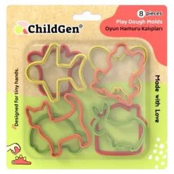 Zestaw 8 foremek do modelowania ciastoliny