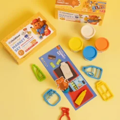 Zestaw kreatywny PAW PALS Kasjer Pofi – Sklep 4 ciastoliny, foremki, mata Market