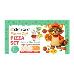 Zestaw kreatywny PAW PALS Rafi – Pizzeria 4 ciastoliny, foremki, mata