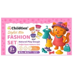 Zestaw kreatywny PAW PALS Stylistka Mia – Moda 4 ciastoliny, foremki, mata Moda - Fashion Set