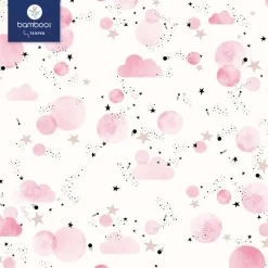 Zestaw Pieluszek Bambusowych Sky Pink Różowa 2 szt